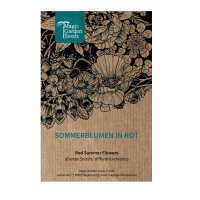 Sommerblumen in Rot (diverse Arten & Sorten) Saatgutmix